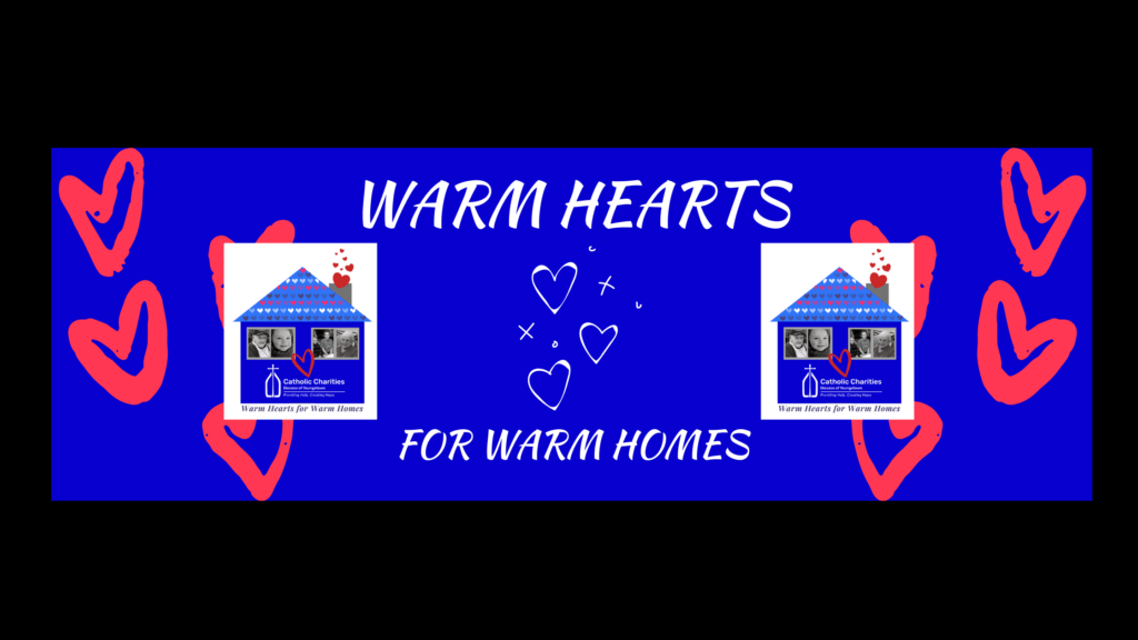 Warm hearts graphic