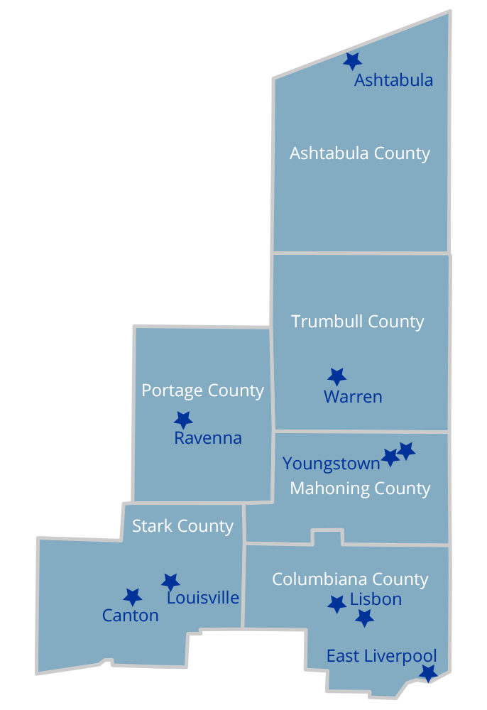 Catholic Charities Locations by County