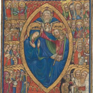 From Coronation of the Virgin with the Trinity and the Saints by Olivetan Master.