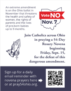 54-Day Rosary Novena is beginning on September 15, 2023
