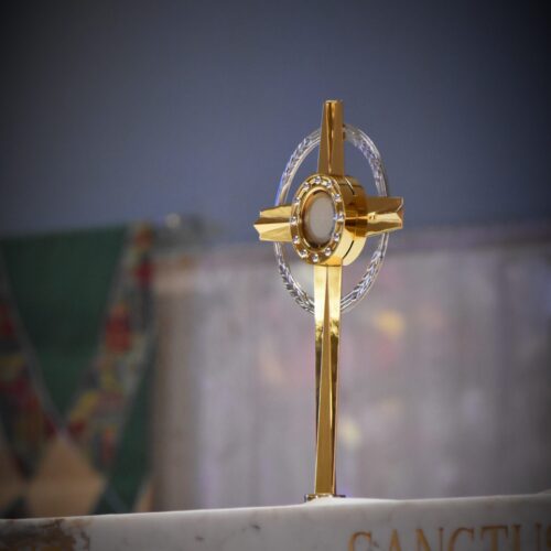 Eucharistic Adoration at St Christine Church in Youngstown on January 15, 2023