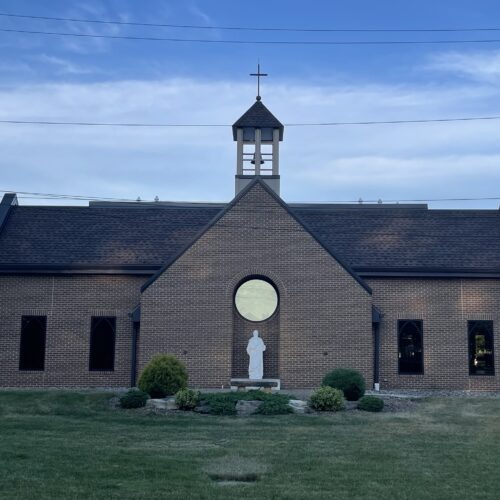 Exterior of St. Jude Church, Columbiana, Ohio