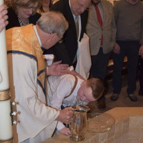 Baptism at Our Lady of Peace Parish, Ashtabula, Ohio.