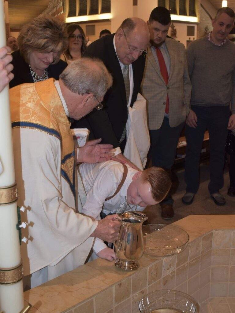Baptism at Our Lady of Peace Parish, Ashtabula, Ohio.