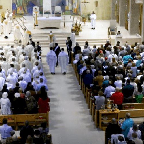 Chrism Mass in St. Columba Cathedral, March 26, 2024