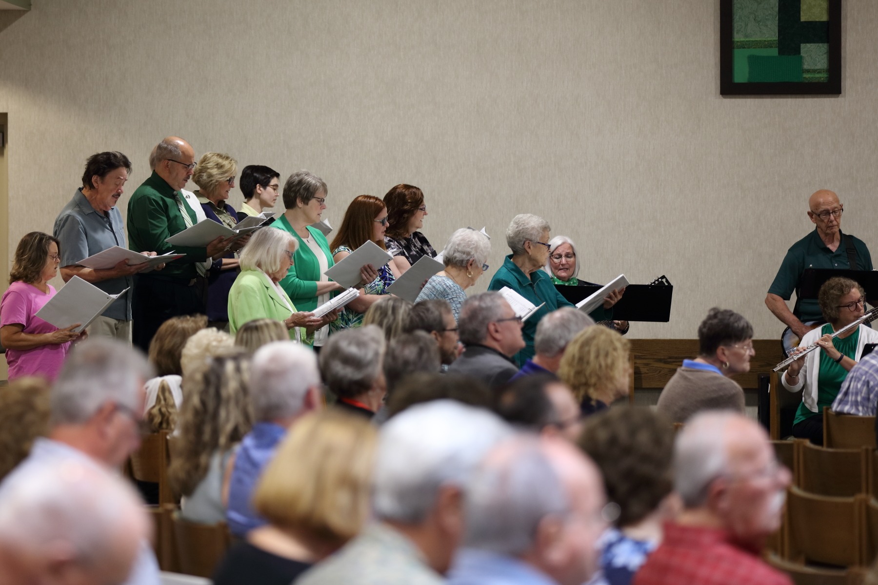 Parish choir sings at Fr. Ryan Furlong's Installation at St. William Church (Champion) on July 7, 2023