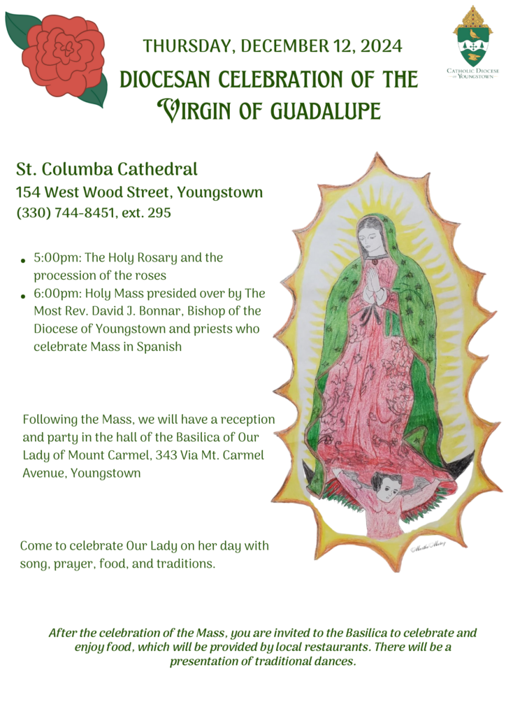 Diocesan Celebration of the Virgin of Guadalupe, english