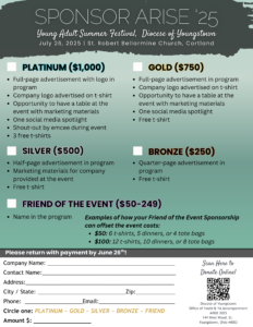 ARISE 2025 Sponsorship Package Descriptions