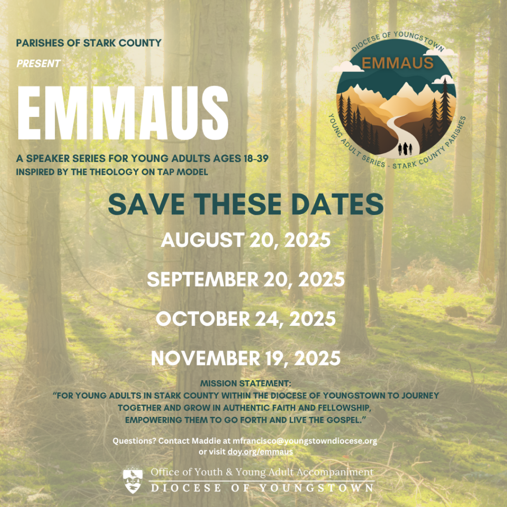 Save the date for Emmaus - Fall 2025