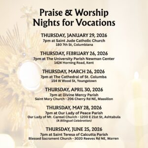 Praise and Worship Nights for Vocations